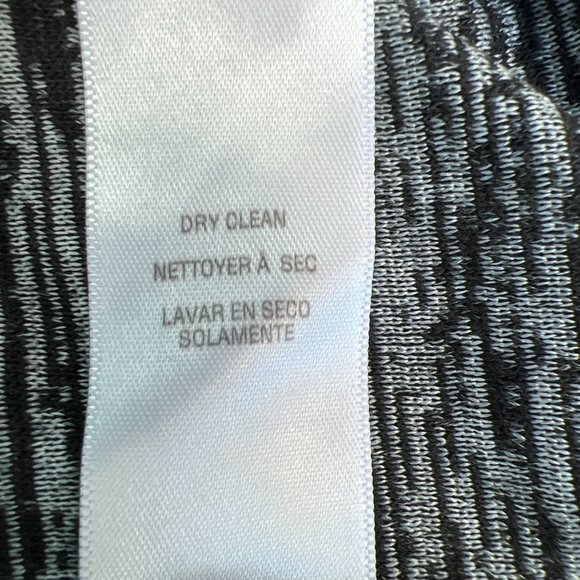 Splendid Sweater Gray/Black Medium Long Sleeve V-Neck Side Zip Polyester Blend - Picture 8 of 8